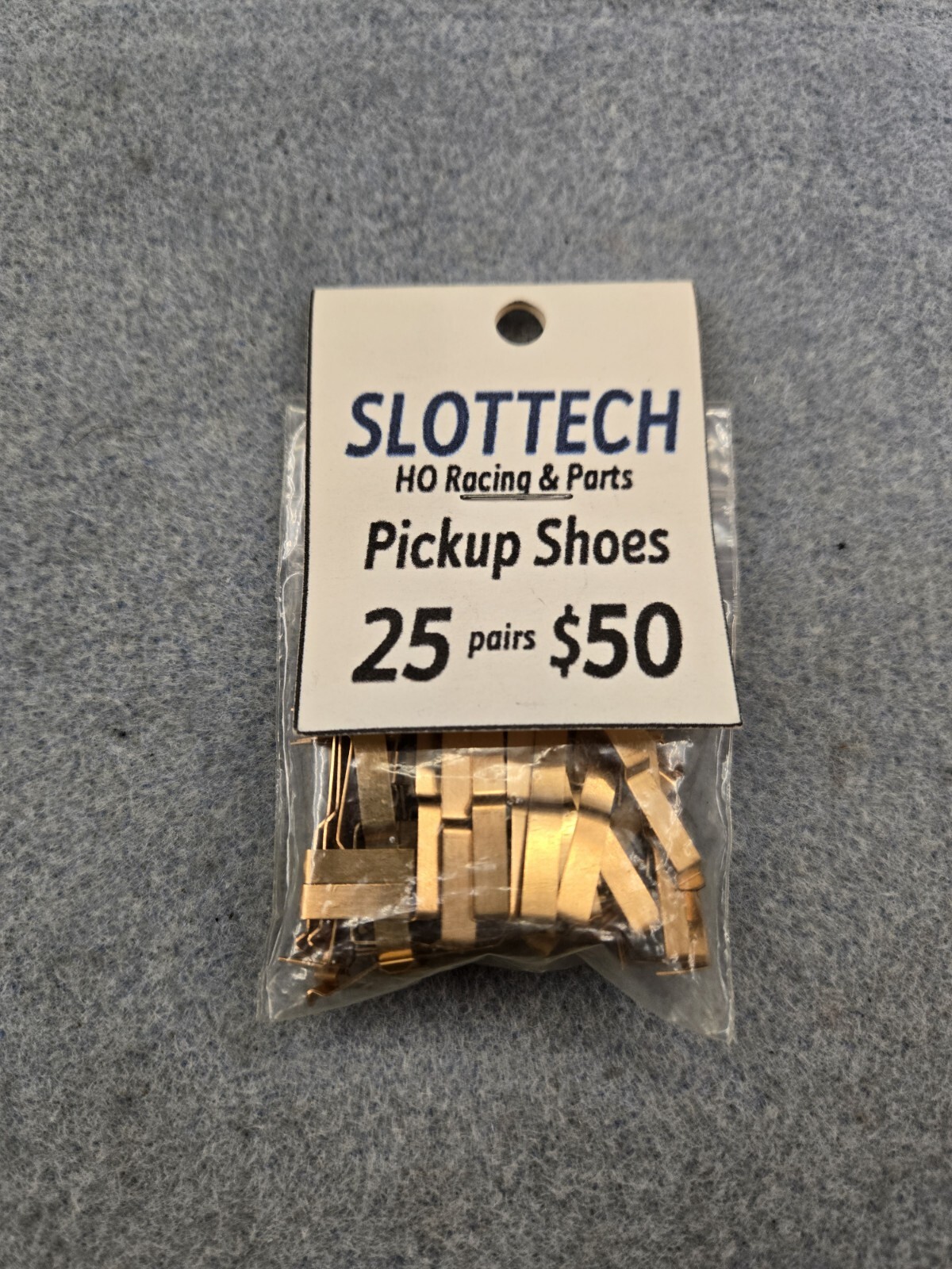 SLOTTECH PICKUP SHOES FOR AURORA TJET FRAY SLOT CARS 25 PAIR BRAND