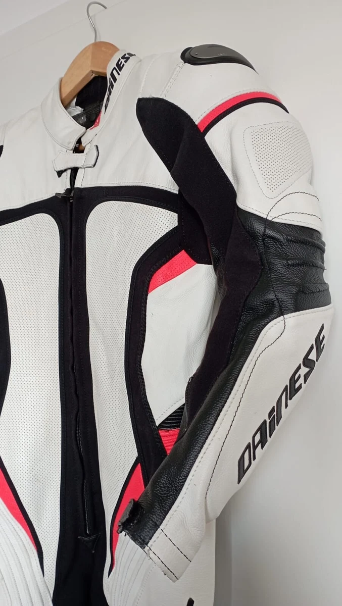 1 tlg. Einteiler Lederkombi Damen Dainese Victoria rot wei 34 XS