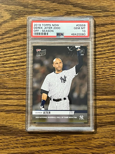 2019 Topps Now OS-59 Derek Jeter