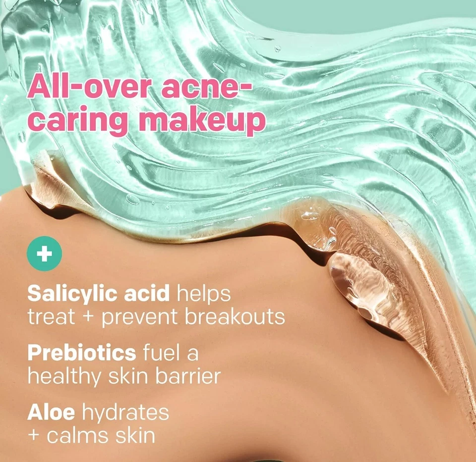 Almay Clear Complexion Acne Foundation Makeup for Sensitive Skin 800 Caramel 1oz - Image 3 of 4