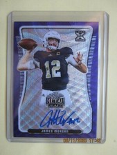 JAMES MORGAN 2020 Leaf 13/15 Metal Draft XRC PURPLE WAVE #BA-JM1 ROOKIE CARD