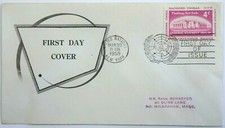 First Day Cover United Nations General Assembly 4 Cent Stamp & Envelope 1946-50