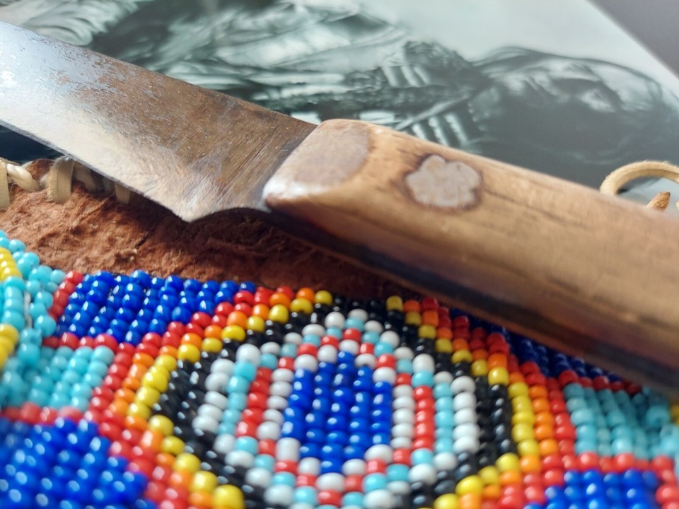 Antique Native American Indian Blackfoot Hunting/Trade Knife eBay