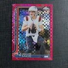 2025 Topps Chrome Drake Maye Hot Pink X Fractor