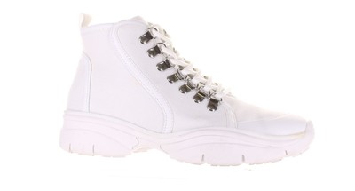 JLO by Jennifer Lopez Womens Velor White Ankle Boots Size 8.5 (7810572)