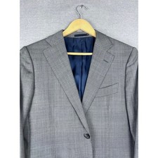 Suitsupply Lazio Blazer Gray Wool Glen Plaid Super 110s Vitale Barberis