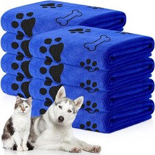 Quick-Drying Microfiber Dog Towel Absorbent Pet Bath Product Fiber 1pc