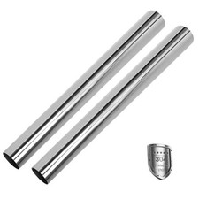 4 Inch Exhaust Straight Pipe Stainless Steel T304 Tube Pipe 47.24 Inch Long,