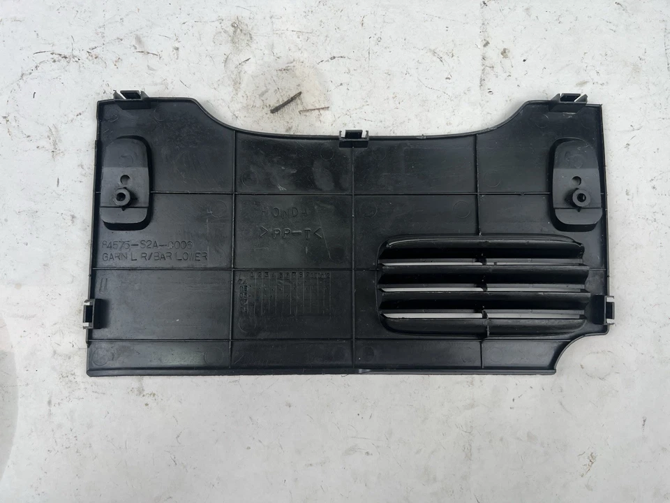 Honda S2000 Ap2 2006 fabricante original asiento trasero abrigo gancho moldura panel conductor LH usado Foto 3 de 4