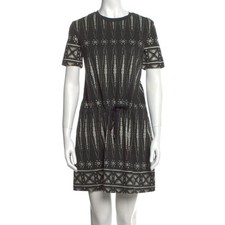 Tory Burch Geometric Crew Neck Dress