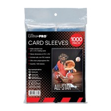 Ultra Pro Card Sleeves 2.5x3.5 - 1000 Pack non-PVC, archival safe and acid-fee