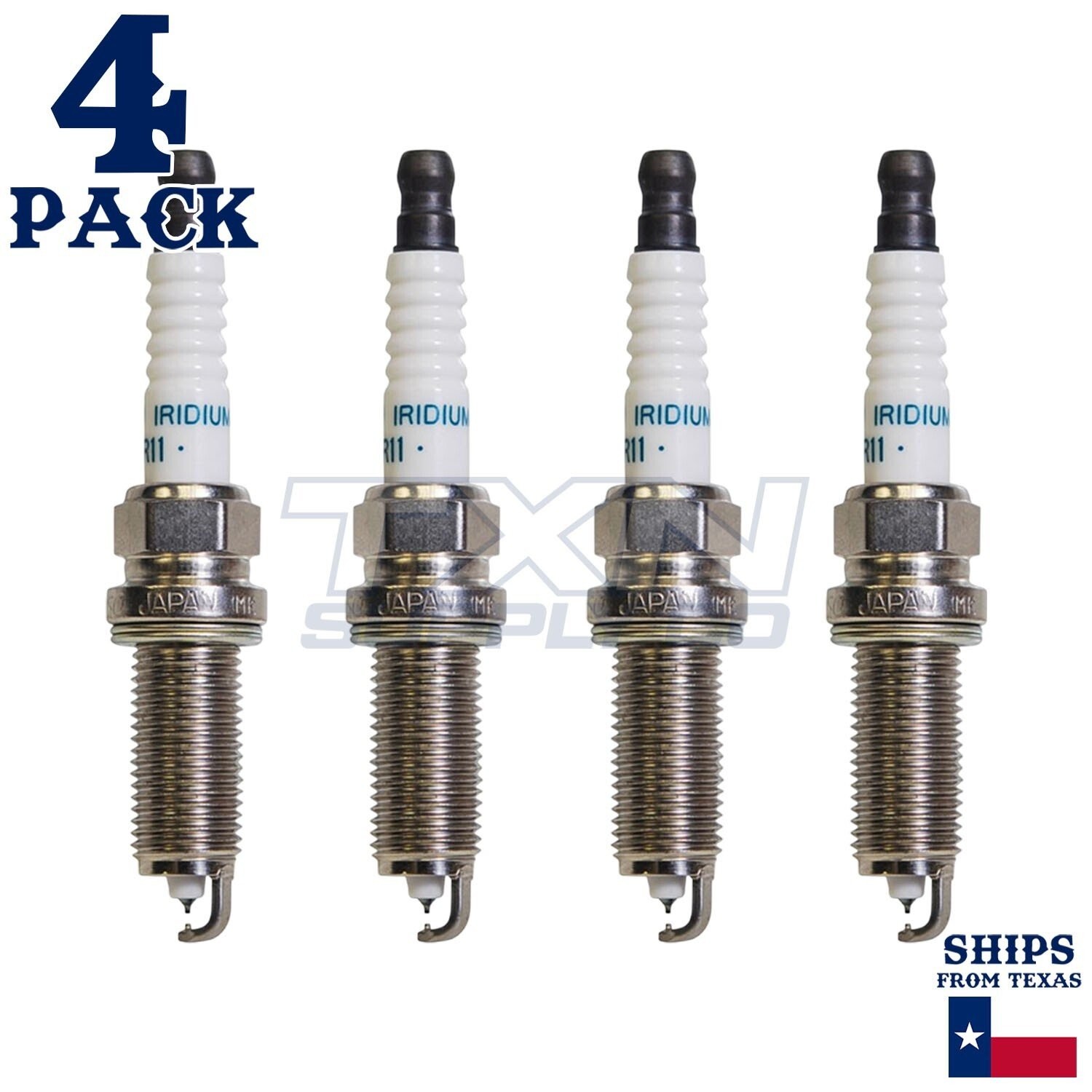 4 Pack Denso 3439 Iridium Long Life Spark Plugs FXE20HR11