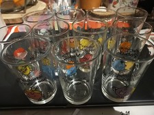 LOT de 12 VERRES à Moutarde MONSIEUR MADAME