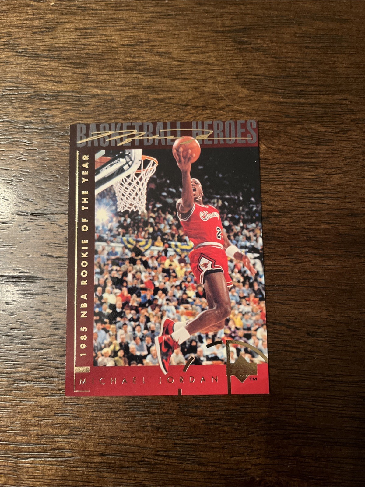 1994-95 Upper Deck - Michael Jordan Basketball Heroes Michael Jordan #37 Bulls