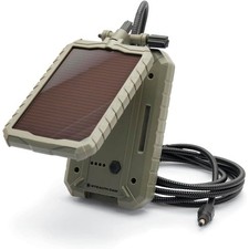 3000mAh 12V Solar Power Panel with Rechargeable Battery  10ft Insulated Cable