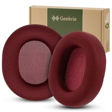 Geekria Mesh Ear Pads for SteelSeries Arctis 1/3/5/7/9/Pro/Prime Dark Red