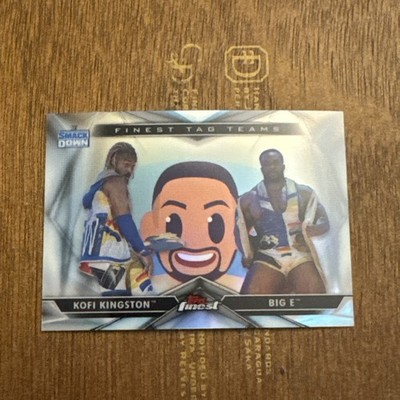 2020 Topps WWE Finest Big E / Kingston #TT-8 Finest Tag Teams