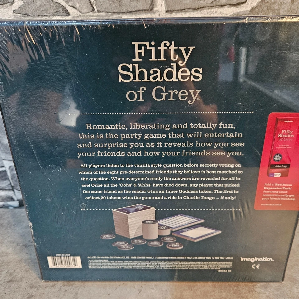 Fifty Shades Of Grey Board Game Adult Imagination 18 Board Game Brand New Sealed - Image 3 of 4