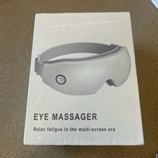 Eye Massager with Heat  Vibration Compression Rechargeable Bluetooth New Sealed