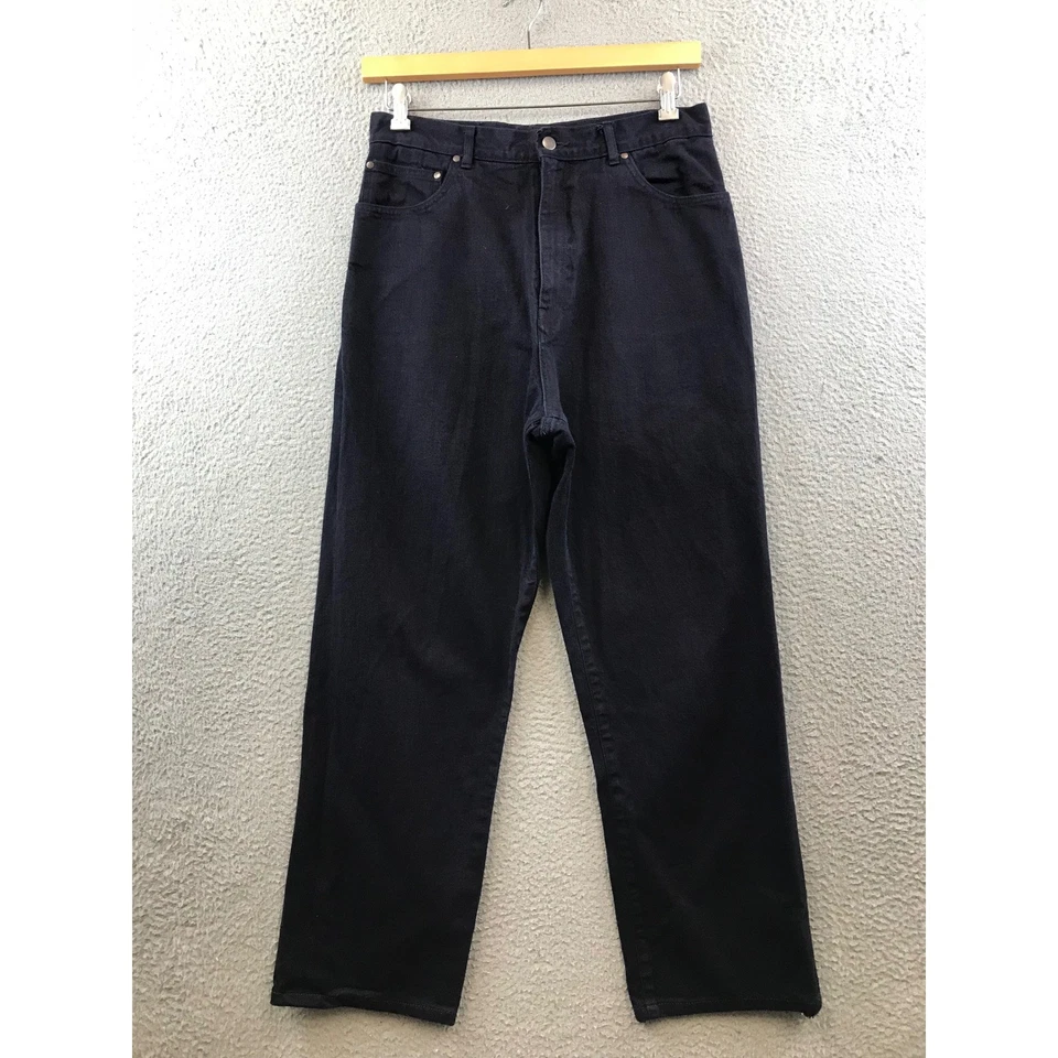 Pantalones de mezclilla negros de pierna recta Bathing Ape Busy Works L Foto 2 de 4