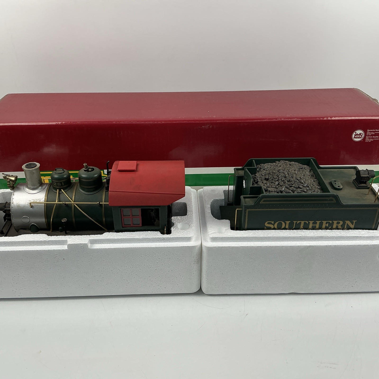 LGB G Scale 21232 Southern Steam Locomotive 2-4-0 #281