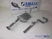 Imasaf Auspuff Mitteltopf+Endrohr für Terrano II 2.7 Tdi 4WD R20 2001- | 3 TüRer