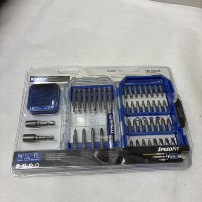 #ad New Kobalt Speed Set Driving Bit Set 65pc 1333928 $14.39