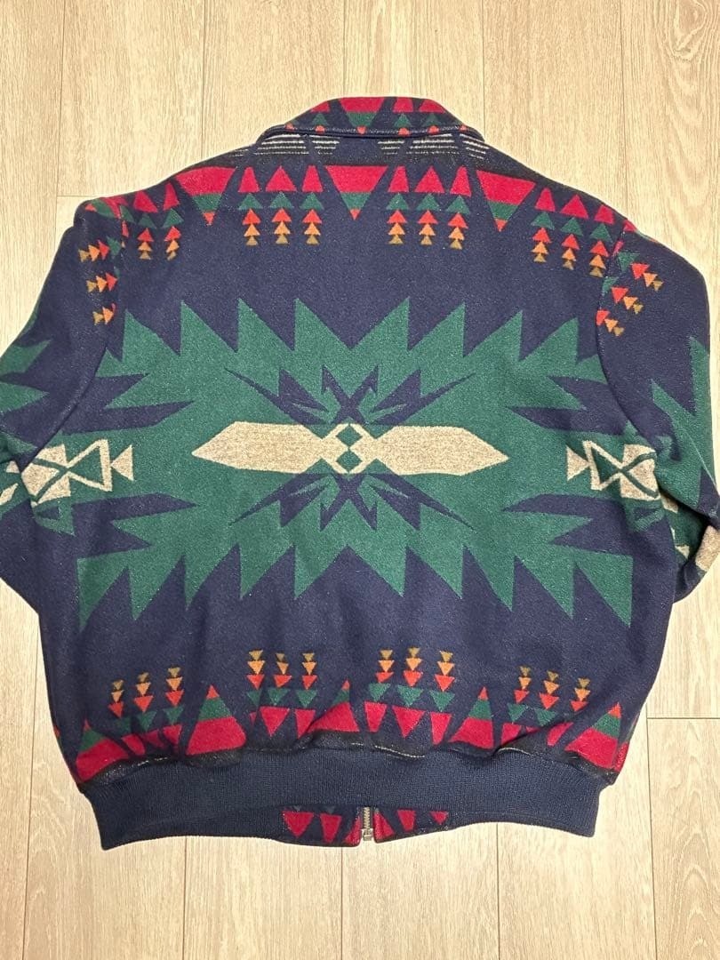Pendleton 90s Native Pattern Wool Jacket Vintage - image 5