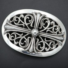 Chrome Hearts Chromehearts Large Classic Oval Cross / Buckle For 1.5 Inch 132632