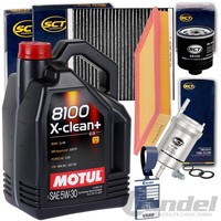 Inspektionspaket+Motul 5W30 ÖL 1.4 FüR VW Polo 9N Skoda Fabia 6Y Seat Ibiza 3
