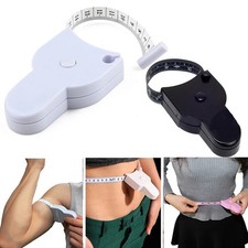 Self Tightening Body Measuring Tape 150cm 60 Inch Sewing Tailor Waist Ruler USA