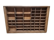 Wood Printers Drawer Letterpress Tray Mini 17