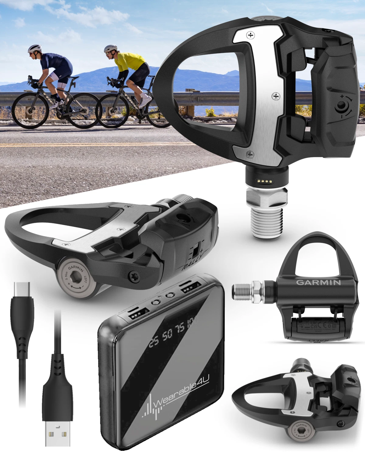 GARMIN｜ガーミン パワーメーター Rally RS210 デュアルセンサー