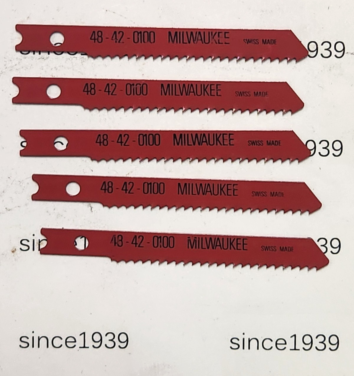 2-3/4" 12 Tooth MILWAUKEE 48-42-0100 METAL CUTTING JIG SAW BLADE - 5 PACK
