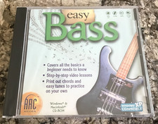 EASY BASS GUITAR - ARC MEDIA - SELECTSOFT PUBLISHING WINDOWS  MACINTOSH CD-ROM