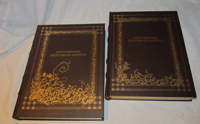 Doug Tennapel Sketchbook Archive Vol 1 & 2 Signed Book & Art Work Earthworm Jim
