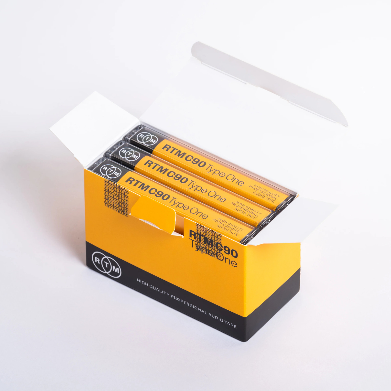 Cassettes audio RTM C90 studio pour enregistrer vos instruments de musique et maquettes