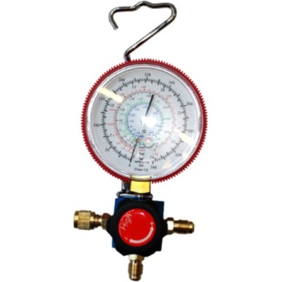 Manometer-Ventilblock mit Umschalter für präzise Dichtheitsprüfungen