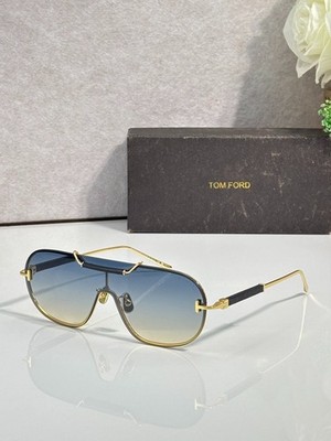 Tom Ford FT1099 Shield Aviator Sun Glasses 64-14-145mm Metal Frame
