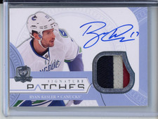 Ryan Kesler 2011-12 UD The Cup Signature Patches 62/75 SP-RK Vancouver Canucks