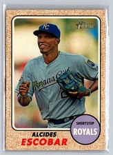 2017 Topps Heritage #284 Alcides Escobar Kansas City Royals