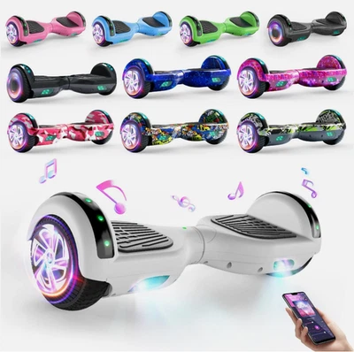 SISIGAD NEU Hoverboard 6,5 Zoll Scooter Erwachsene Kinder Self-Balance Bluetooth & LED🎁