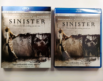Sinister (Blu-ray, 2013) 2012 Ethan Hawke - with Slipcover - Region A NEW SEALED