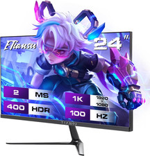 24Inch Fhd 1920X1080 Gaming Monitor,100Hz IPS,AMD Freesync 100 Srgb,90 Dci-P3