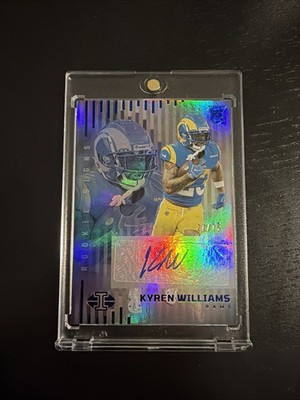 2022 Panini Illusions - Rookie Signs Kyren Williams #RS-KW Blue /75 (AU, RC)