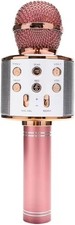 Wireless Bluetooth Karaoke Microphone Portable Handheld Mic Speaker 3-in-1 for