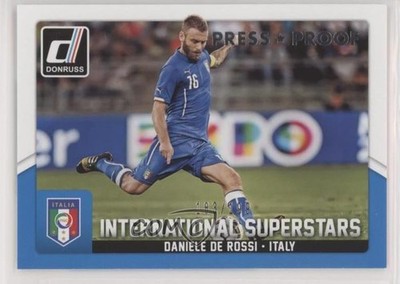 2015 Donruss International Superstars Press Proof Silver Daniele De Rossi 0o5i