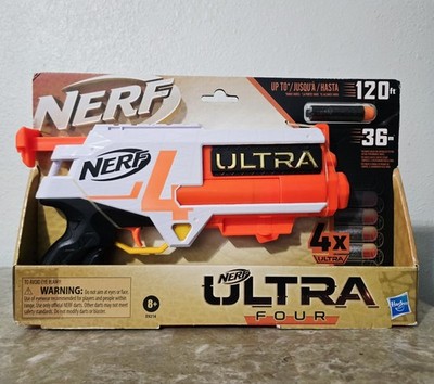 Nerf Ultra Four Dart Blaster - 4 Nerf Ultra Darts, Single-Shot NEW 