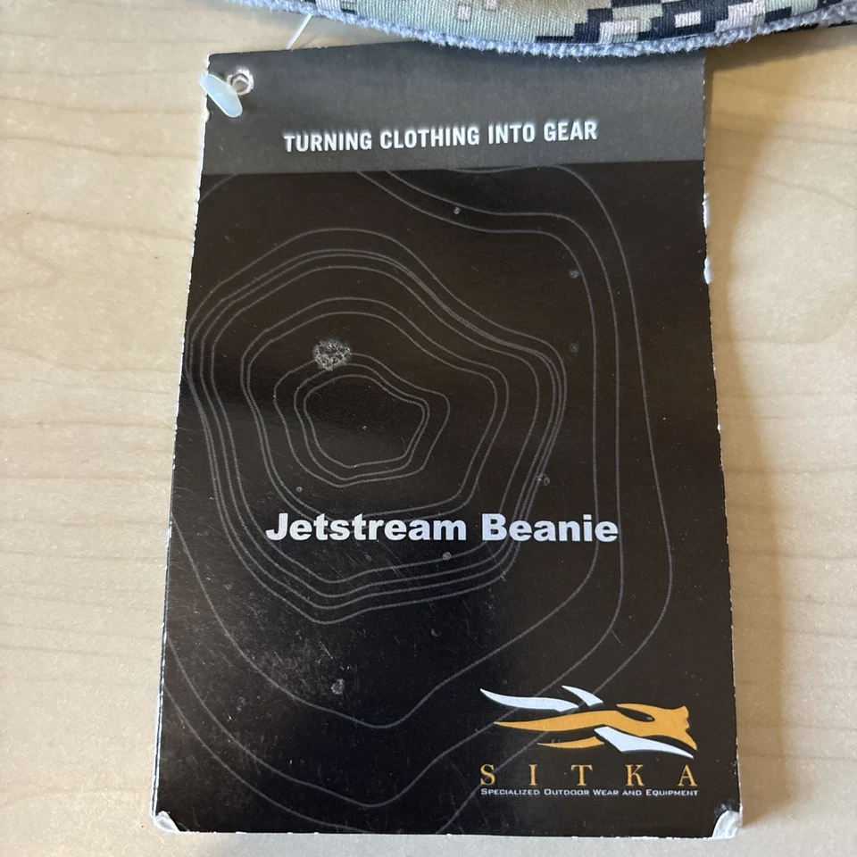 Sitka Gear Jetstream Beanie Optifade Open Country Camo One Size NEW NWT - Image 2 of 4