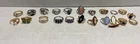 New ListingBeautiful Vintage Lot of 22 Avon Costume Jewelry Rings